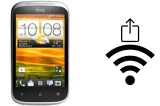 So generieren Sie einen QR-Code mit dem Wifi-Passwort auf einem HTC Desire C