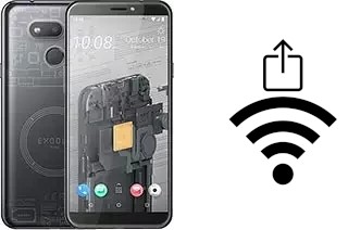 So generieren Sie einen QR-Code mit dem Wifi-Passwort auf einem HTC Exodus 1s