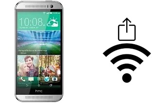 So generieren Sie einen QR-Code mit dem Wifi-Passwort auf einem HTC One (M8)