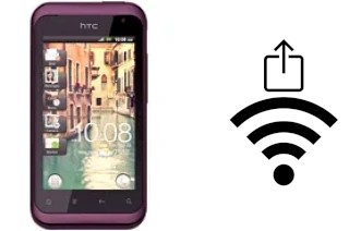 So generieren Sie einen QR-Code mit dem Wifi-Passwort auf einem HTC Rhyme