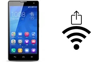 So generieren Sie einen QR-Code mit dem Wifi-Passwort auf einem Huawei Honor 3C