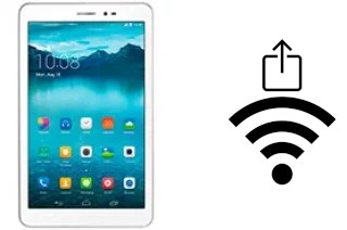 So generieren Sie einen QR-Code mit dem Wifi-Passwort auf einem Huawei MediaPad T1 8.0