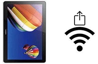 So generieren Sie einen QR-Code mit dem Wifi-Passwort auf einem Huawei MediaPad 10 Link+