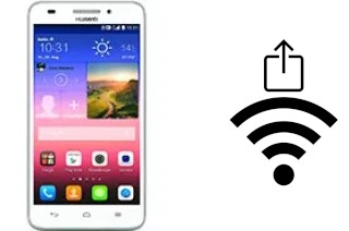 So generieren Sie einen QR-Code mit dem Wifi-Passwort auf einem Huawei Ascend G620s