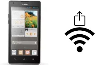 So generieren Sie einen QR-Code mit dem Wifi-Passwort auf einem Huawei Ascend G700