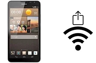 So generieren Sie einen QR-Code mit dem Wifi-Passwort auf einem Huawei Ascend Mate2 4G