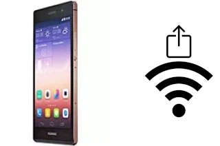 So generieren Sie einen QR-Code mit dem Wifi-Passwort auf einem Huawei Ascend P7 Sapphire Edition