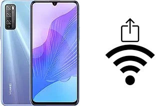 So generieren Sie einen QR-Code mit dem Wifi-Passwort auf einem Huawei Enjoy 20 Pro