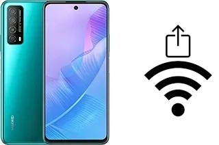 So generieren Sie einen QR-Code mit dem Wifi-Passwort auf einem Huawei Enjoy 20 SE