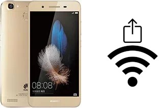 So generieren Sie einen QR-Code mit dem Wifi-Passwort auf einem Huawei Enjoy 5s