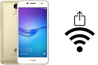 So generieren Sie einen QR-Code mit dem Wifi-Passwort auf einem Huawei Enjoy 6