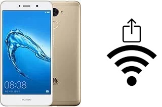 So generieren Sie einen QR-Code mit dem Wifi-Passwort auf einem Huawei Y7 Prime