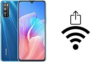 So generieren Sie einen QR-Code mit dem Wifi-Passwort auf einem Huawei Enjoy Z 5G