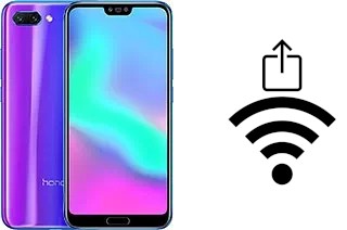 So generieren Sie einen QR-Code mit dem Wifi-Passwort auf einem Huawei Honor 10