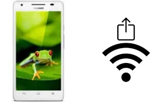 So generieren Sie einen QR-Code mit dem Wifi-Passwort auf einem Huawei Honor 3