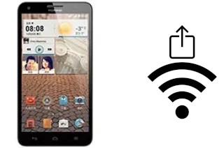 So generieren Sie einen QR-Code mit dem Wifi-Passwort auf einem Huawei Honor 3X G750