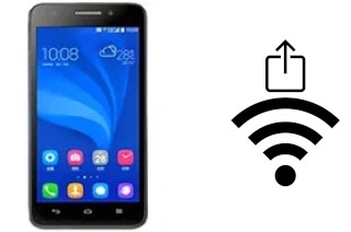 So generieren Sie einen QR-Code mit dem Wifi-Passwort auf einem Huawei Honor 4 Play