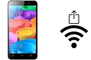 So generieren Sie einen QR-Code mit dem Wifi-Passwort auf einem Huawei Honor 4X