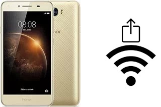 So generieren Sie einen QR-Code mit dem Wifi-Passwort auf einem Huawei Honor 5A