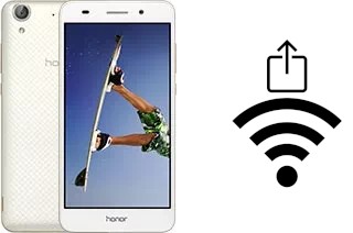 So generieren Sie einen QR-Code mit dem Wifi-Passwort auf einem Huawei Honor Holly 3