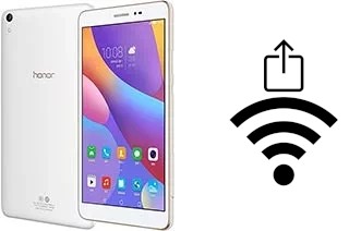 So generieren Sie einen QR-Code mit dem Wifi-Passwort auf einem Huawei Honor Pad 2