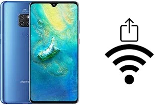 So generieren Sie einen QR-Code mit dem Wifi-Passwort auf einem Huawei Mate 20