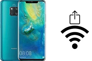 So generieren Sie einen QR-Code mit dem Wifi-Passwort auf einem Huawei Mate 20 Pro