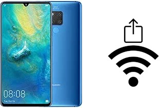 So generieren Sie einen QR-Code mit dem Wifi-Passwort auf einem Huawei Mate 20 X