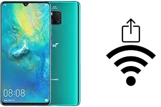 So generieren Sie einen QR-Code mit dem Wifi-Passwort auf einem Huawei Mate 20 X (5G)