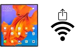 So generieren Sie einen QR-Code mit dem Wifi-Passwort auf einem Huawei Mate X