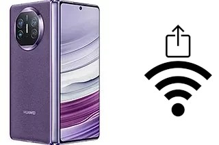 So generieren Sie einen QR-Code mit dem Wifi-Passwort auf einem Huawei Mate X5