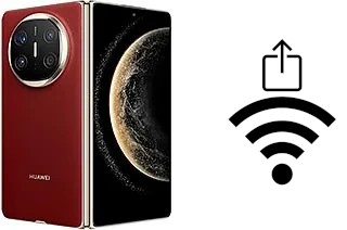 So generieren Sie einen QR-Code mit dem Wifi-Passwort auf einem Huawei Mate X6