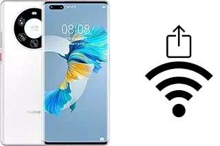 So generieren Sie einen QR-Code mit dem Wifi-Passwort auf einem Huawei Mate 40 Pro+