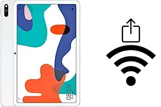 So generieren Sie einen QR-Code mit dem Wifi-Passwort auf einem Huawei MatePad