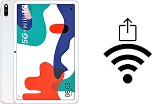 So generieren Sie einen QR-Code mit dem Wifi-Passwort auf einem Huawei MatePad 5G