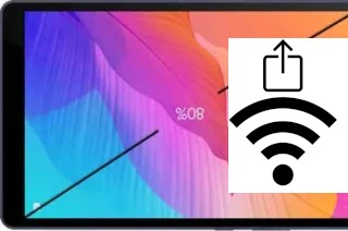 So generieren Sie einen QR-Code mit dem Wifi-Passwort auf einem Huawei MatePad T8