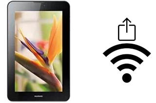 So generieren Sie einen QR-Code mit dem Wifi-Passwort auf einem Huawei MediaPad 7 Vogue