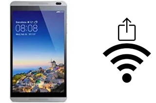 So generieren Sie einen QR-Code mit dem Wifi-Passwort auf einem Huawei MediaPad M1