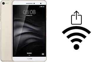 So generieren Sie einen QR-Code mit dem Wifi-Passwort auf einem Huawei MediaPad M2 7.0