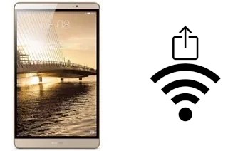 So generieren Sie einen QR-Code mit dem Wifi-Passwort auf einem Huawei MediaPad M2 8.0