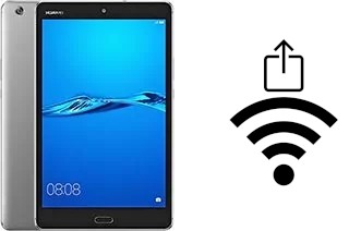 So generieren Sie einen QR-Code mit dem Wifi-Passwort auf einem Huawei MediaPad M3 Lite 8