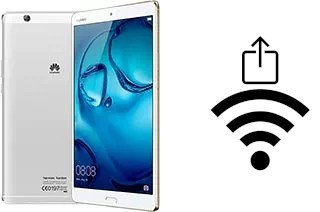 So generieren Sie einen QR-Code mit dem Wifi-Passwort auf einem Huawei MediaPad M3 8.4