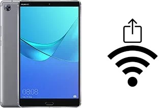 So generieren Sie einen QR-Code mit dem Wifi-Passwort auf einem Huawei MediaPad M5 8