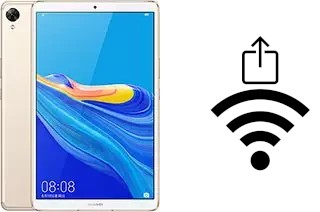 So generieren Sie einen QR-Code mit dem Wifi-Passwort auf einem Huawei MediaPad M6 8.4