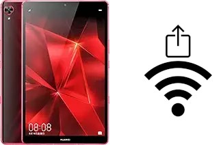 So generieren Sie einen QR-Code mit dem Wifi-Passwort auf einem Huawei MediaPad M6 Turbo 8.4