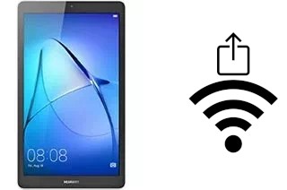 So generieren Sie einen QR-Code mit dem Wifi-Passwort auf einem Huawei MediaPad T3 7.0