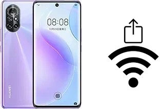 So generieren Sie einen QR-Code mit dem Wifi-Passwort auf einem Huawei nova 8 5G