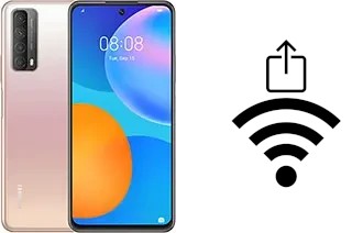 So generieren Sie einen QR-Code mit dem Wifi-Passwort auf einem Huawei P smart 2021