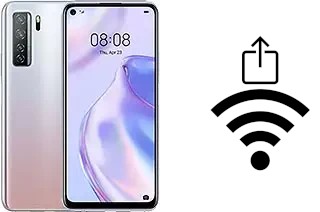 So generieren Sie einen QR-Code mit dem Wifi-Passwort auf einem Huawei P40 lite 5G