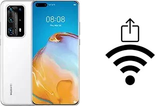 So generieren Sie einen QR-Code mit dem Wifi-Passwort auf einem Huawei P40 Pro+